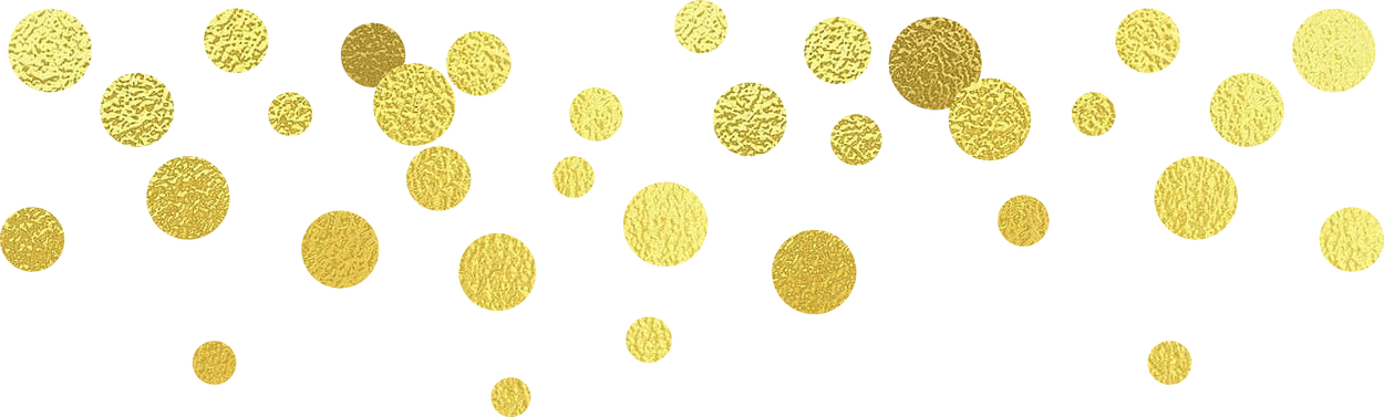 Elegant Gold New Year's Eve Falling Dots