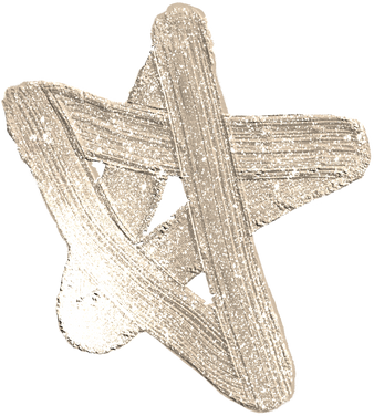 Silver Glitter Star